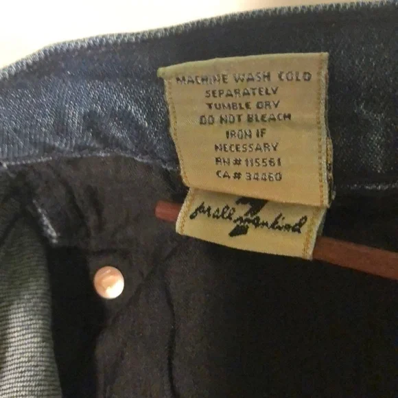 7 For All Mankind Roxanne denim blue jeans - Picture 6 of 10